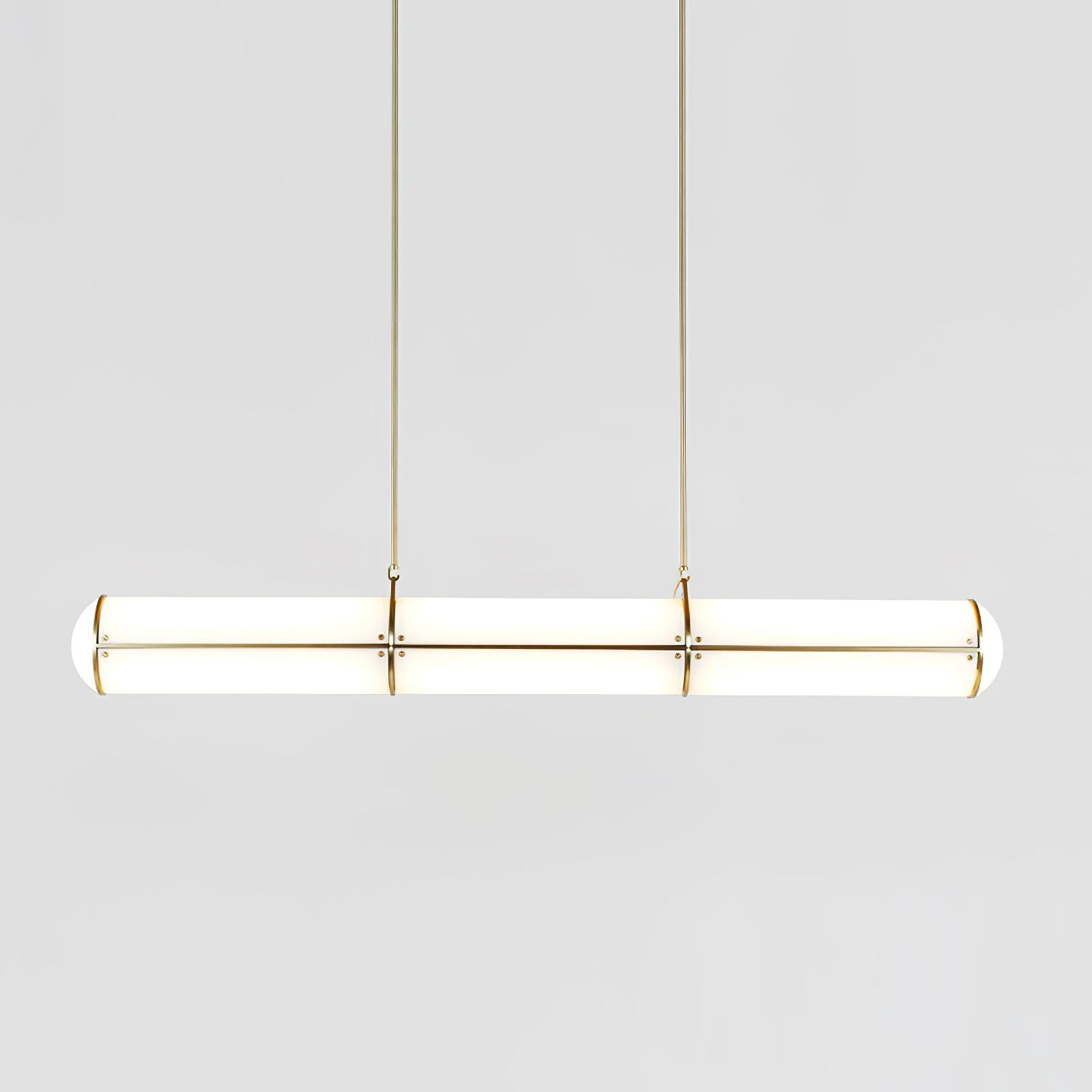 Cylindrical Ceiling Suspension Lamp Lighting Lobby