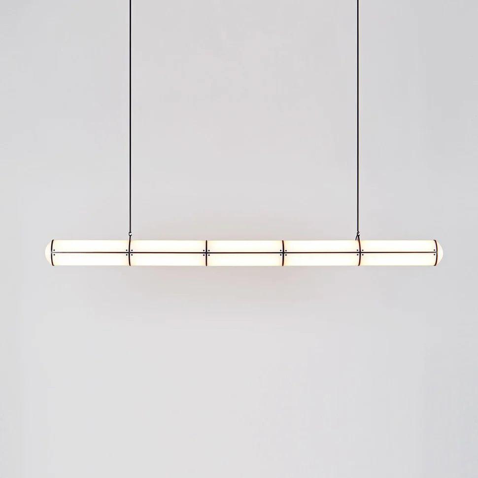 Cylindrical Ceiling Suspension Lamp Lighting Lobby