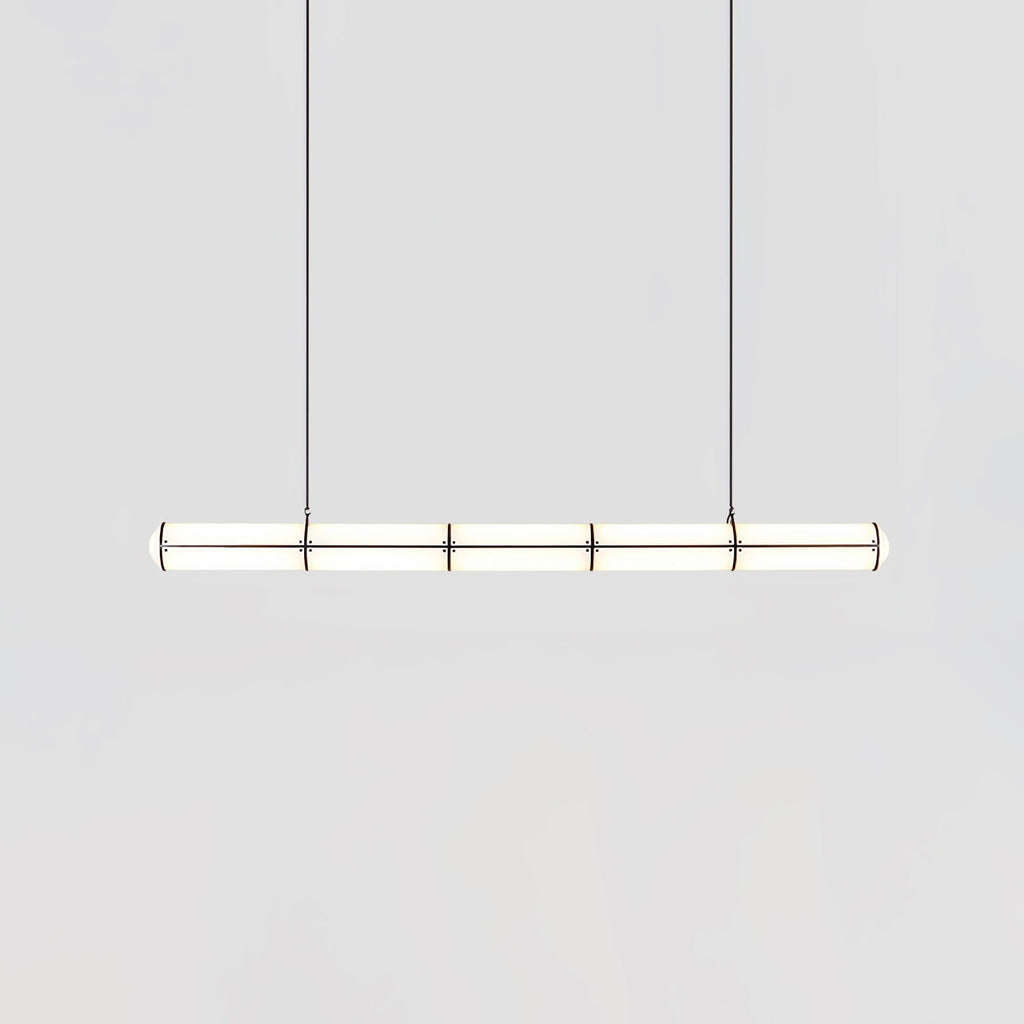 Cylindrical Ceiling Suspension Lamp Lighting Lobby