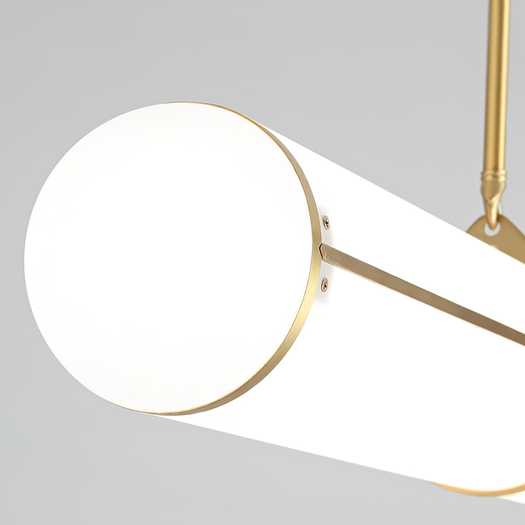 Cylindrical Ceiling Suspension Lamp Lighting Lobby