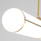 Cylindrical Ceiling Suspension Lamp Lighting Lobby