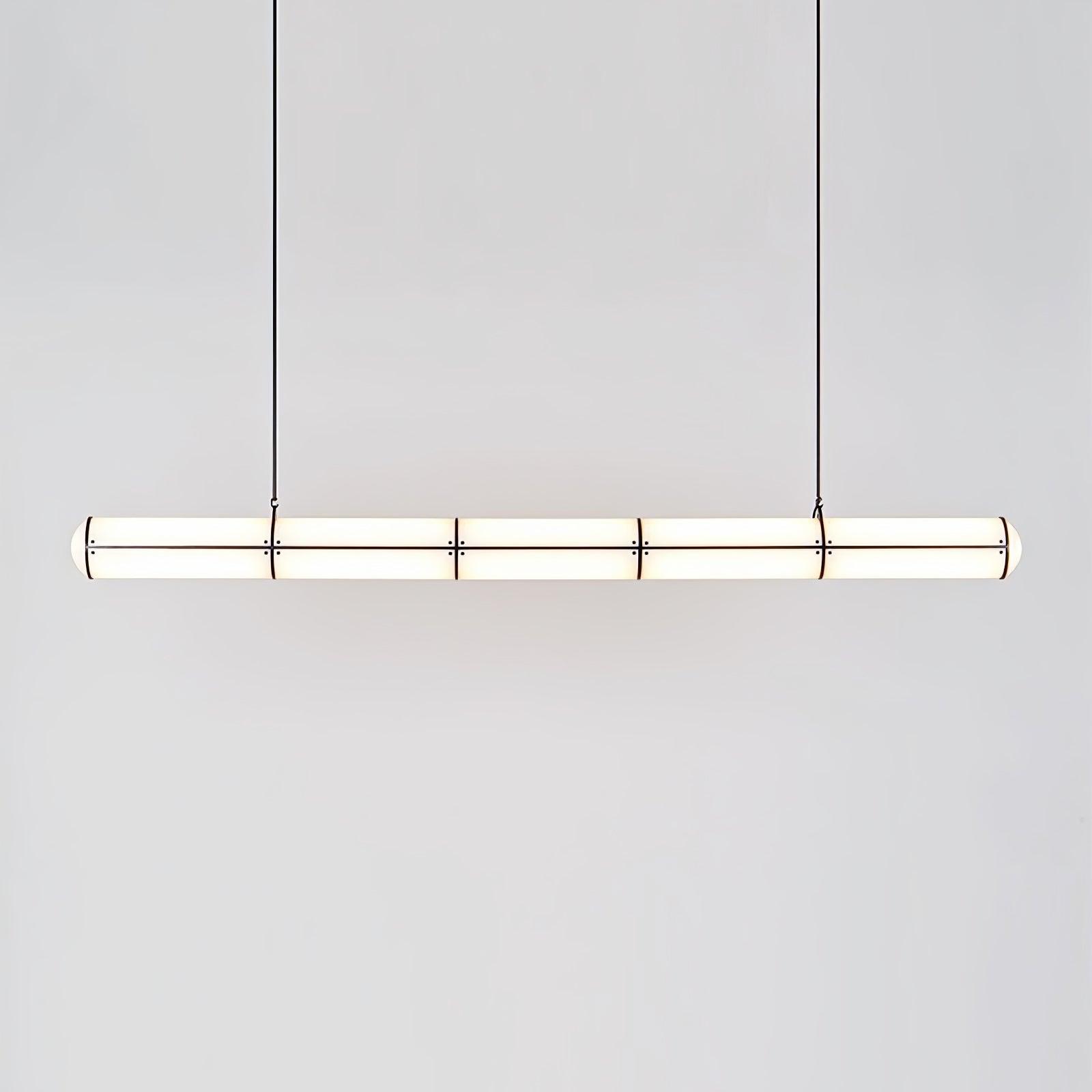 Cylindrical Ceiling Suspension Lamp Lighting Lobby