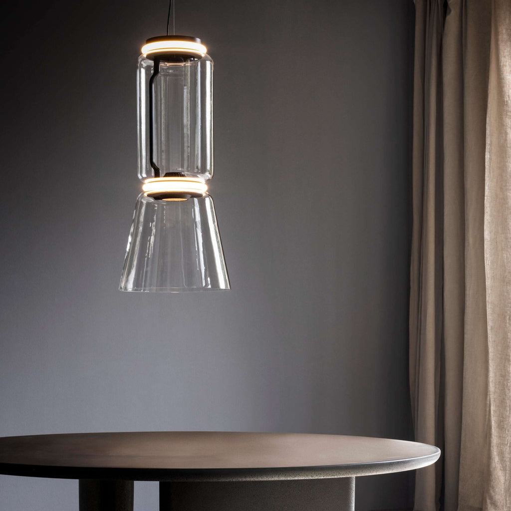 Cylindrical LED Ceiling Suspension Light Lighting Lobby