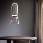 Cylindrical LED Ceiling Suspension Light Lighting Lobby