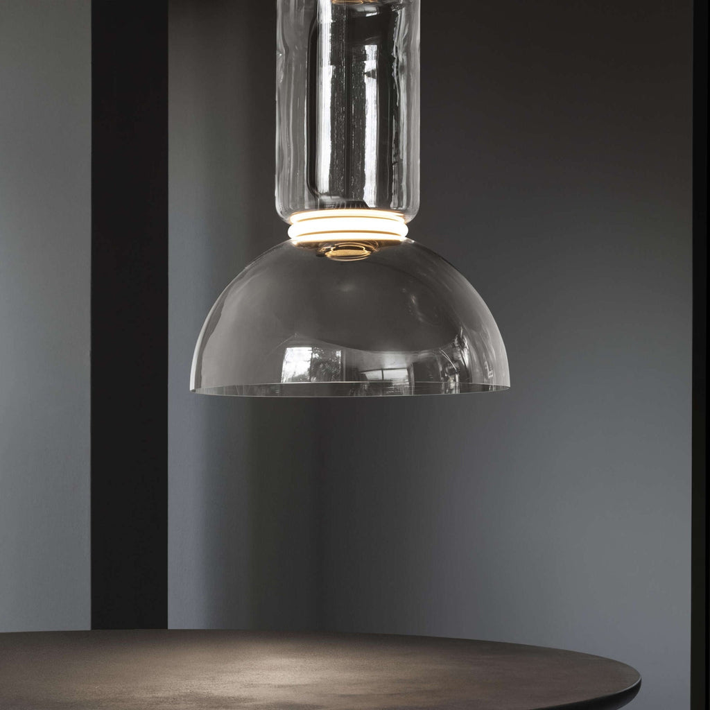 Cylindrical LED Ceiling Suspension Light Lighting Lobby