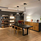 Cylindrical LED Ceiling Suspension Light Lighting Lobby