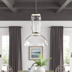 Cylindrical LED Ceiling Suspension Light Lighting Lobby