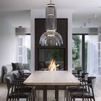 Cylindrical LED Ceiling Suspension Light Lighting Lobby