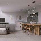 Cylindrical LED Ceiling Suspension Light Lighting Lobby