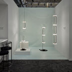 Cylindrical LED Ceiling Suspension Light Lighting Lobby