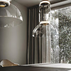 Cylindrical LED Ceiling Suspension Light Lighting Lobby
