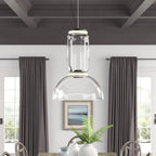 Cylindrical LED Ceiling Suspension Light Lighting Lobby