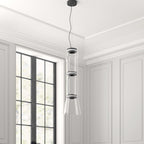 Cylindrical LED Ceiling Suspension Light Lighting Lobby
