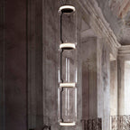 Cylindrical LED Ceiling Suspension Light Lighting Lobby
