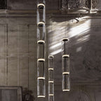 Cylindrical LED Ceiling Suspension Light Lighting Lobby