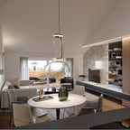 Cylindrical LED Ceiling Suspension Light Lighting Lobby