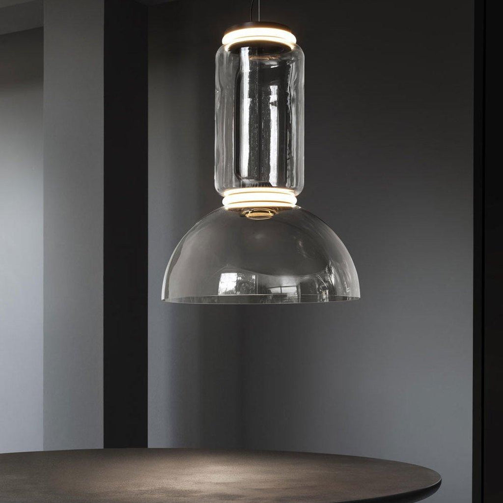 Cylindrical LED Ceiling Suspension Light Lighting Lobby