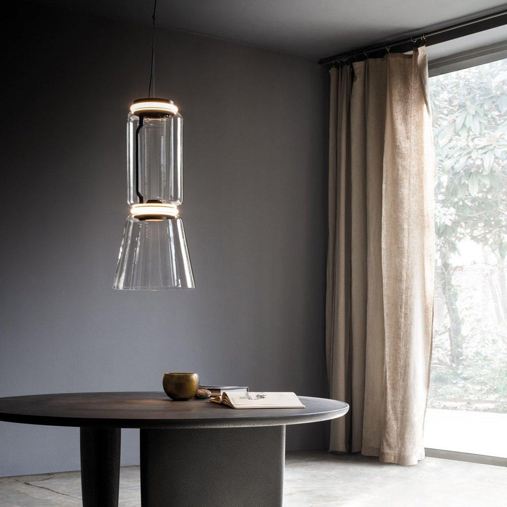 Cylindrical LED Ceiling Suspension Light Lighting Lobby