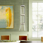 Cylindrical LED Ceiling Suspension Light Lighting Lobby
