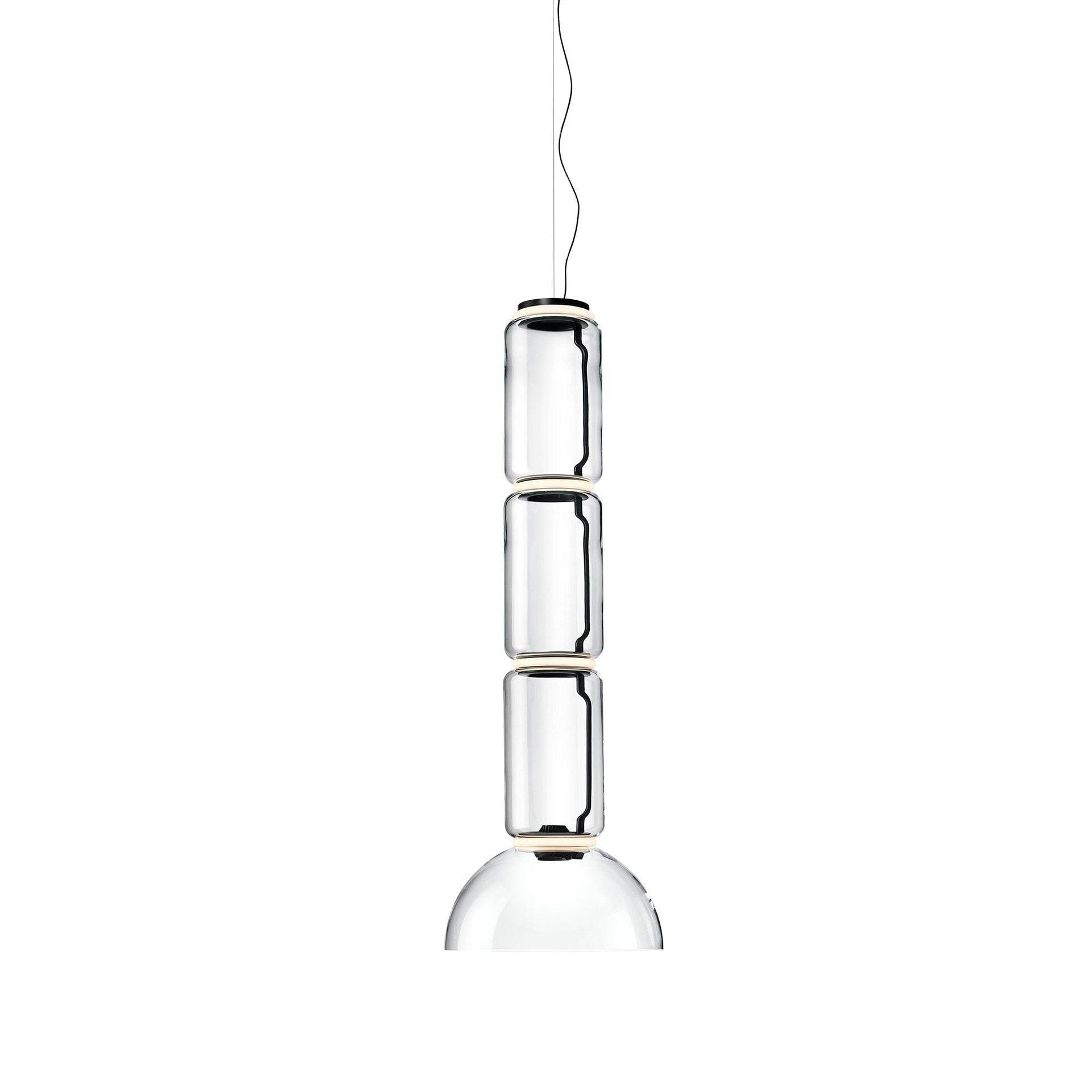 Cylindrical LED Ceiling Suspension Light Lighting Lobby