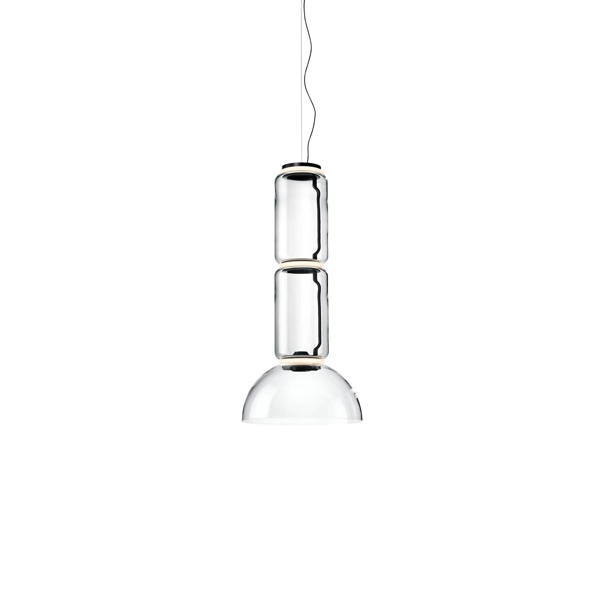 Cylindrical LED Ceiling Suspension Light Lighting Lobby