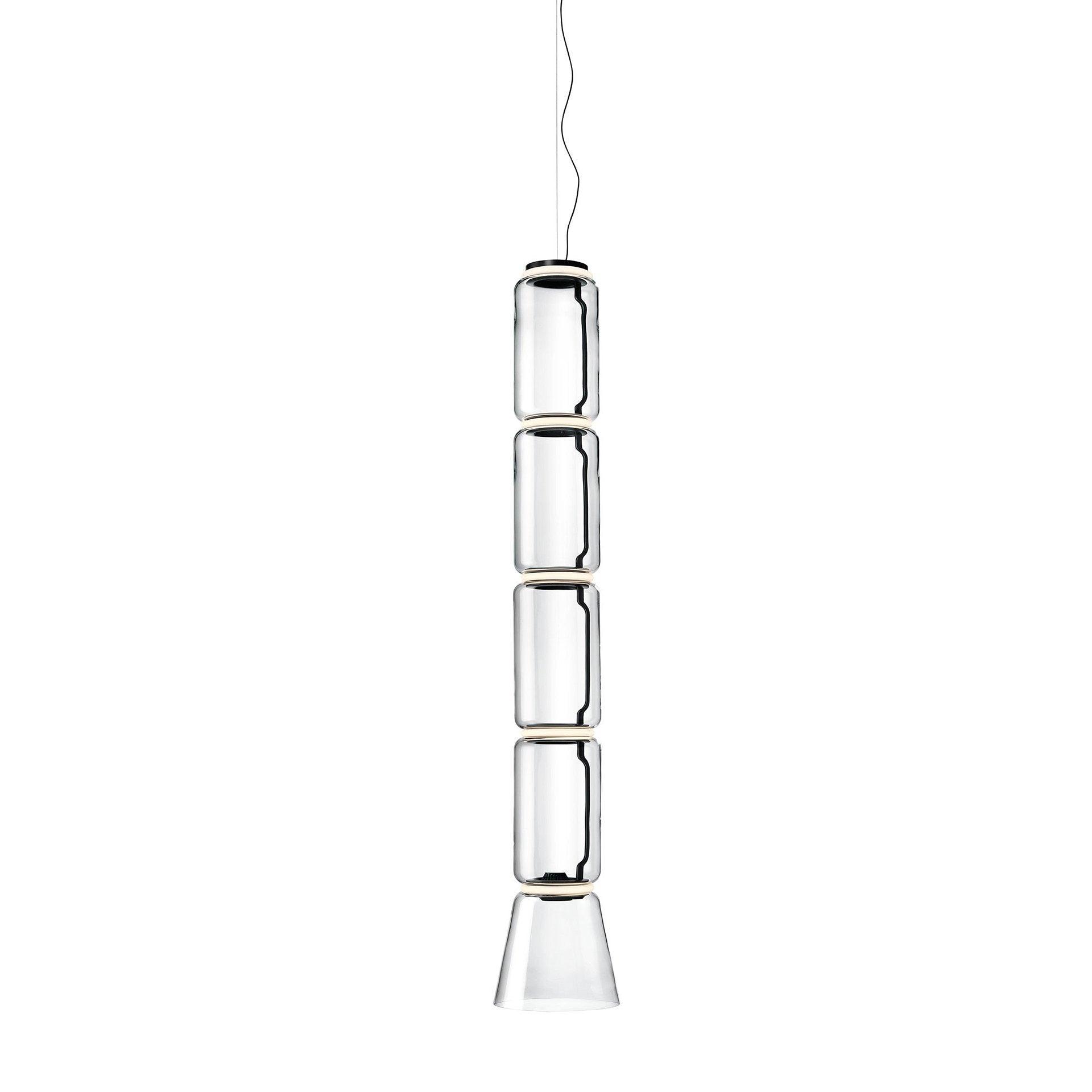 Cylindrical LED Ceiling Suspension Light Lighting Lobby