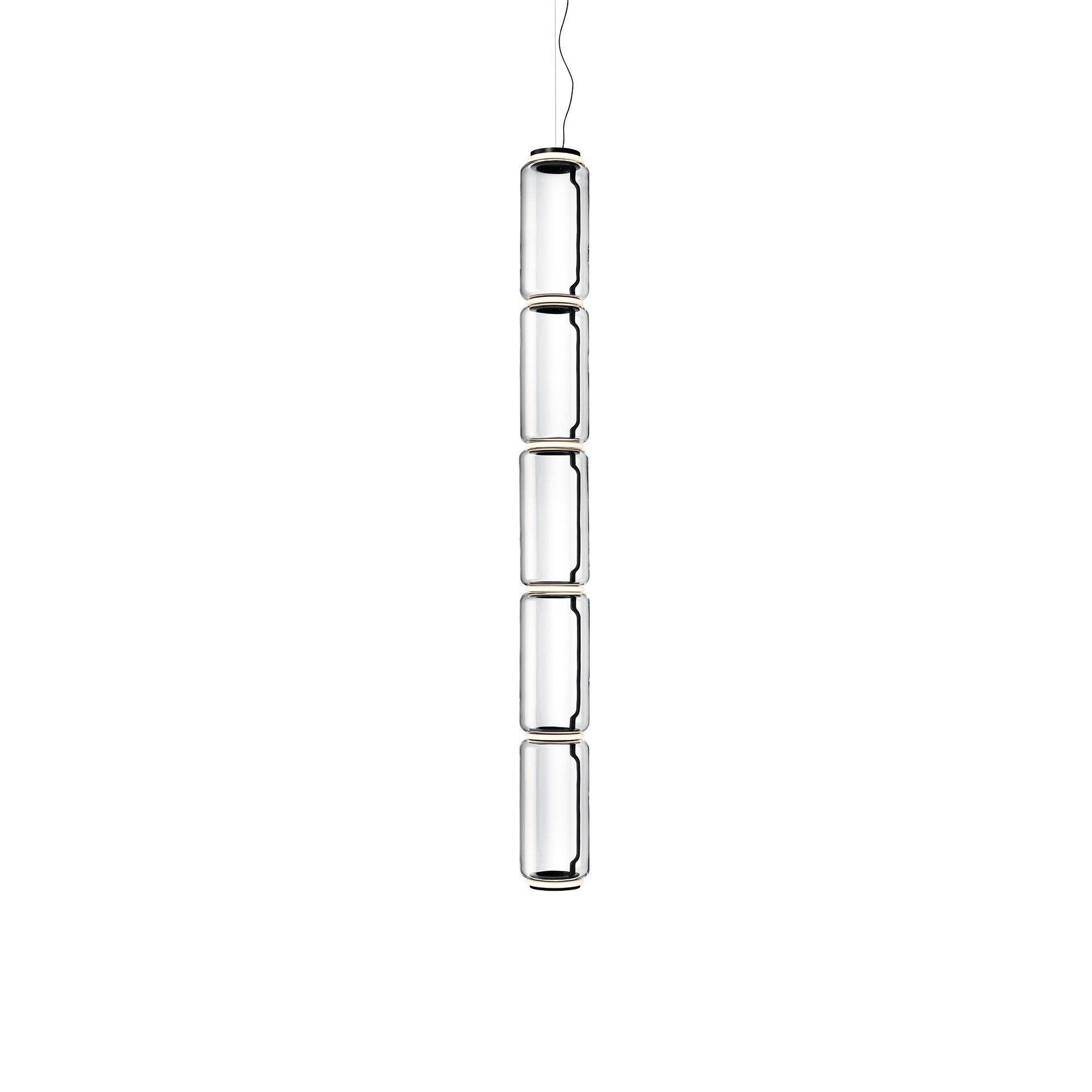 Cylindrical LED Ceiling Suspension Light Lighting Lobby