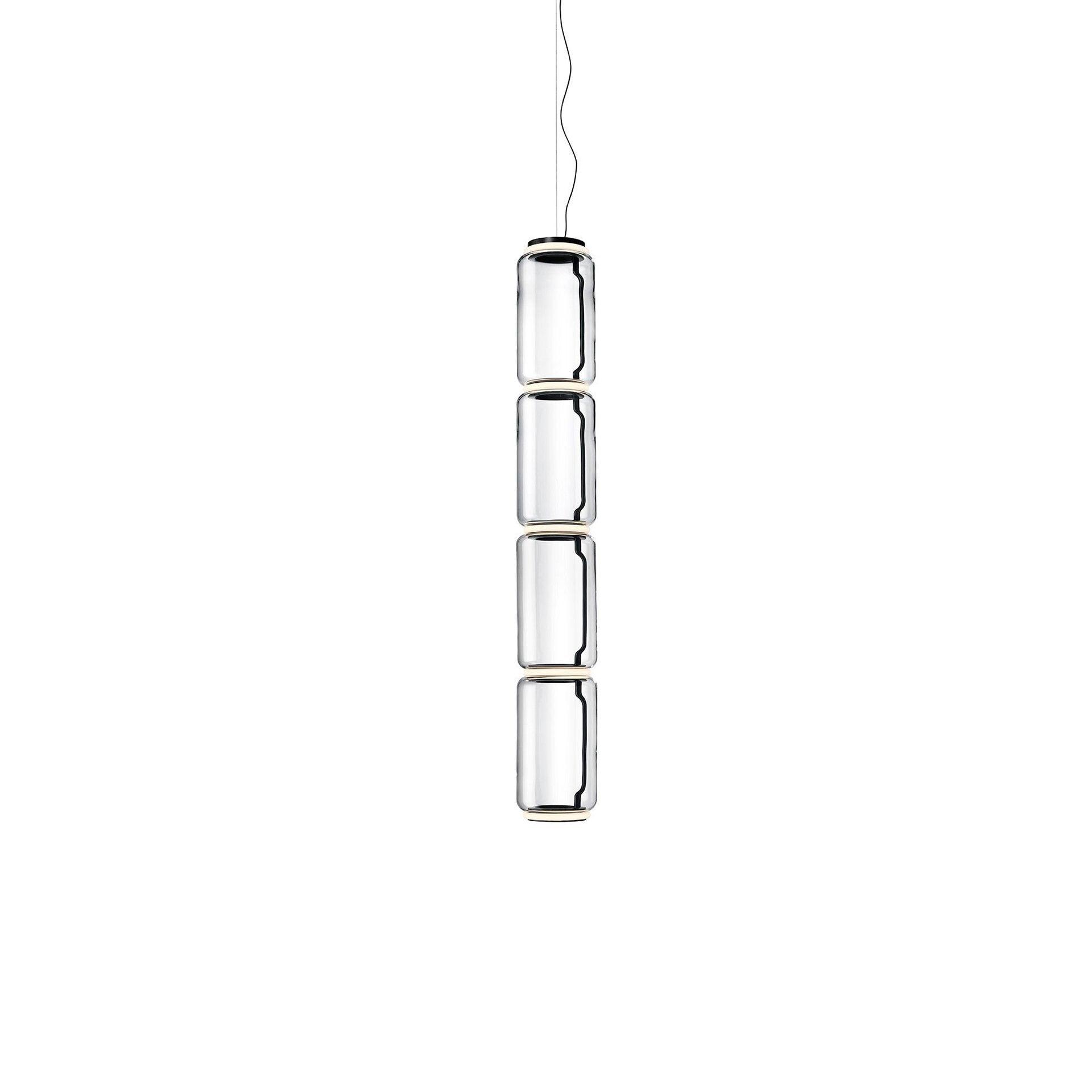 Cylindrical LED Ceiling Suspension Light Lighting Lobby