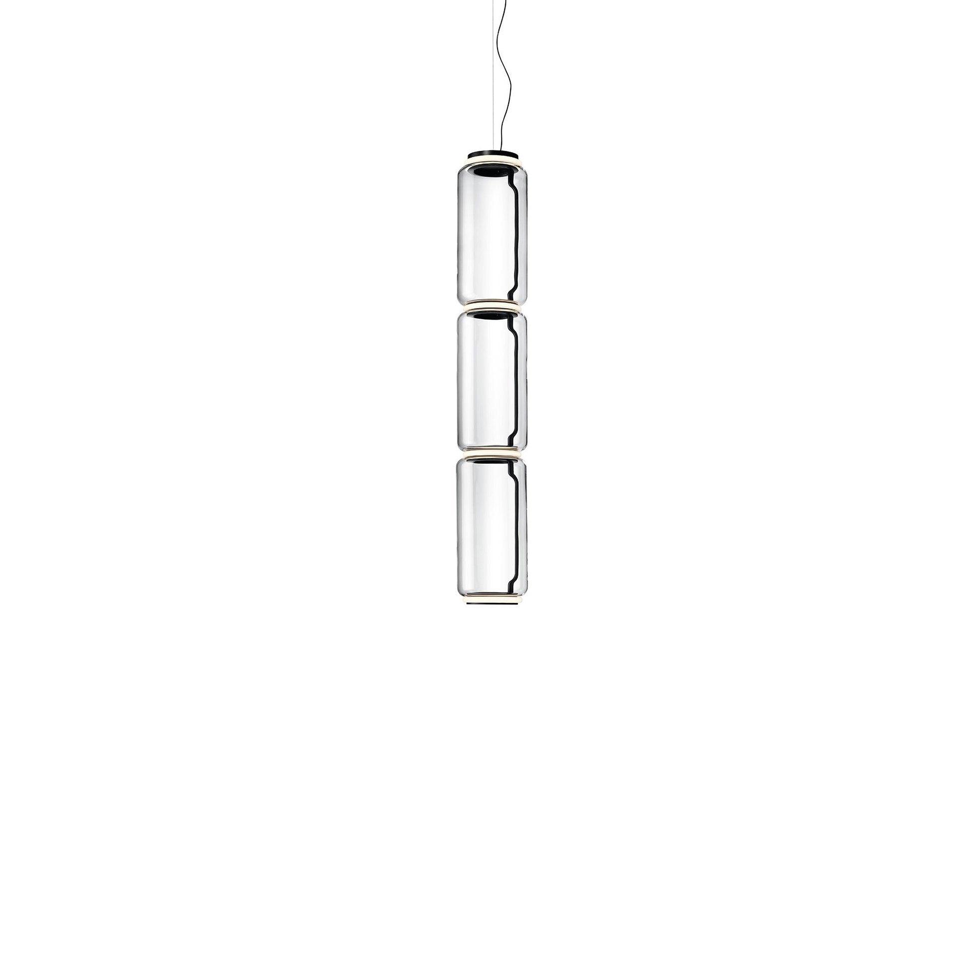 Cylindrical LED Ceiling Suspension Light Lighting Lobby