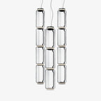 Cylindrical LED Ceiling Suspension Light Lighting Lobby