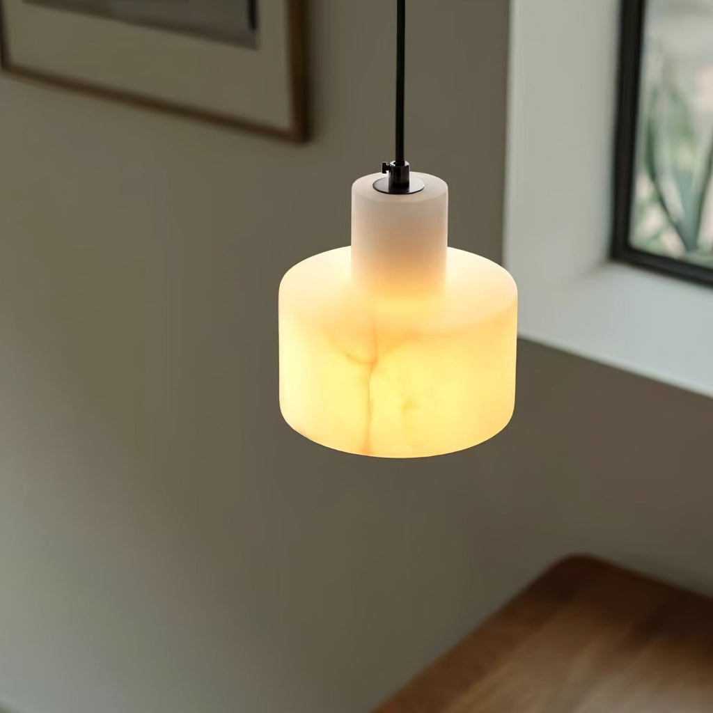Cyls Alabaster Ceiling Suspension Lamp Lighting Lobby
