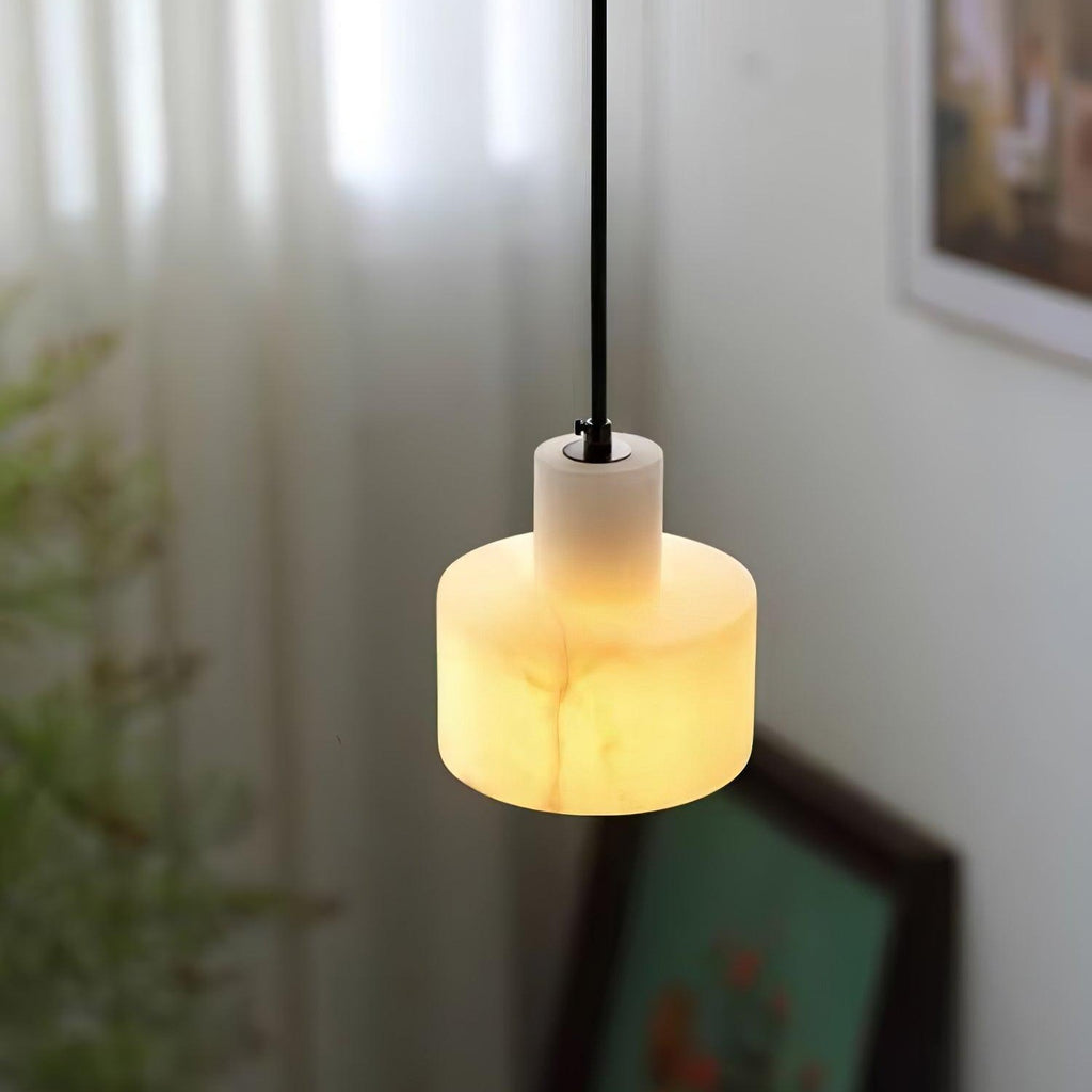 Cyls Alabaster Ceiling Suspension Lamp Lighting Lobby