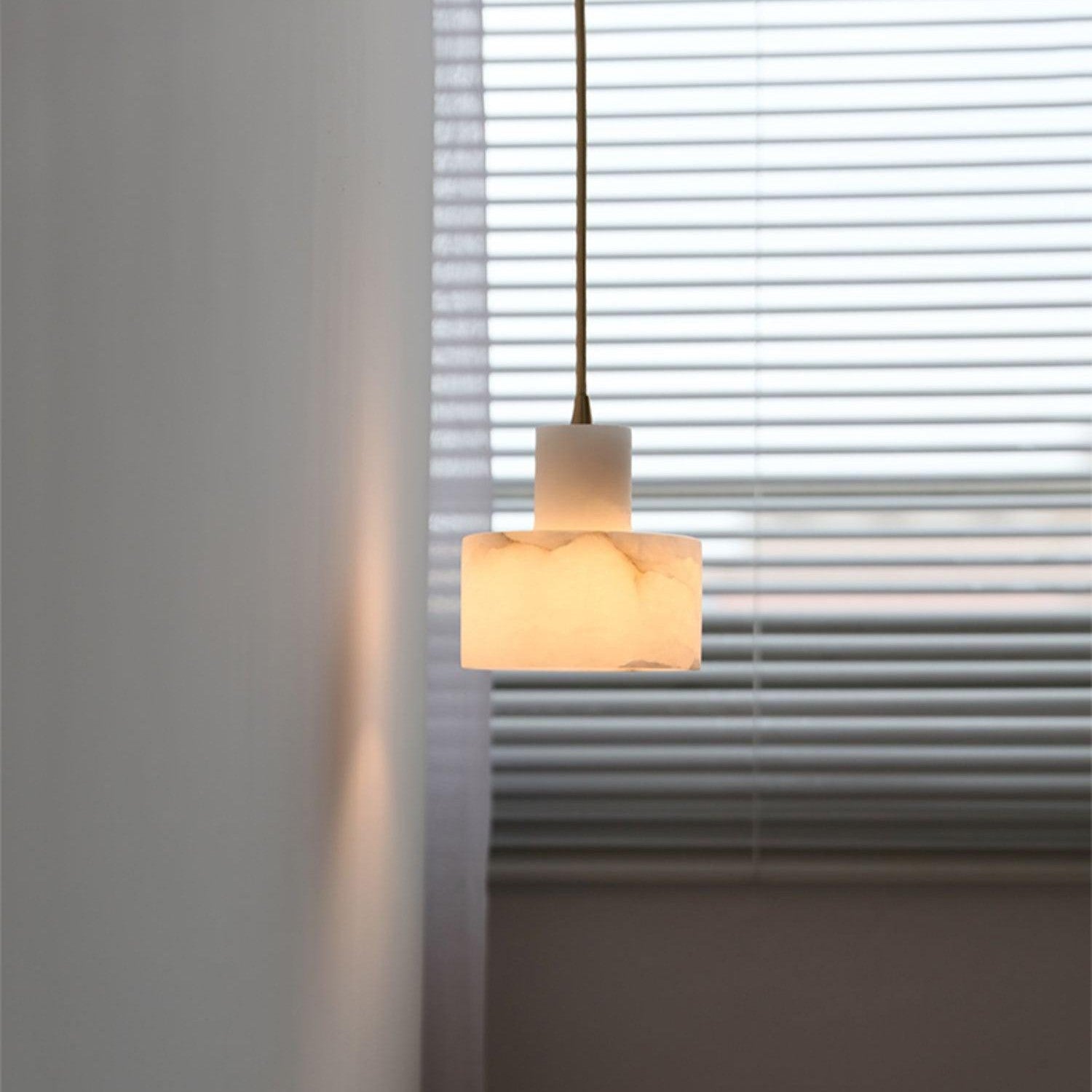 Cyls Alabaster Ceiling Suspension Lamp Lighting Lobby
