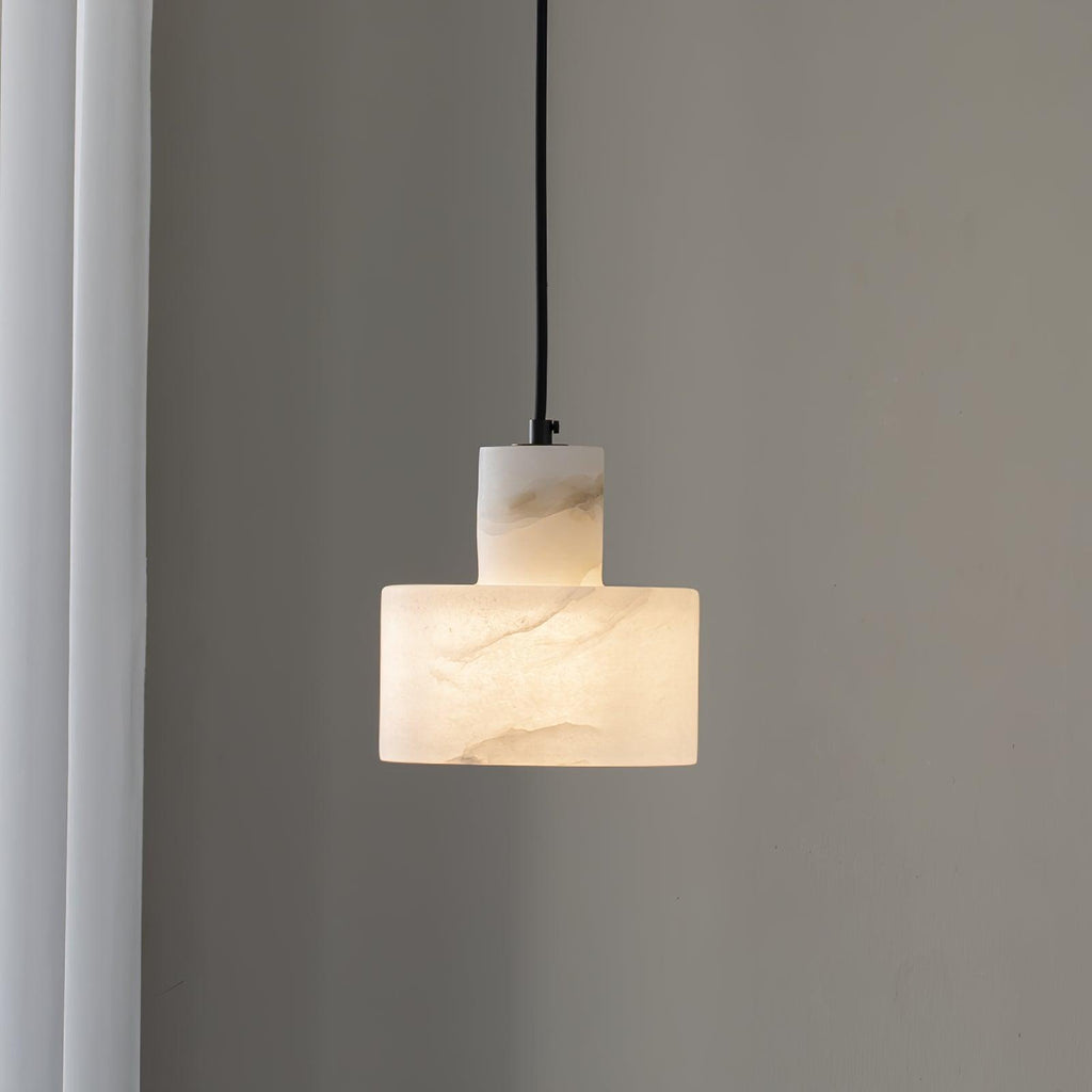 Cyls Alabaster Ceiling Suspension Lamp Lighting Lobby