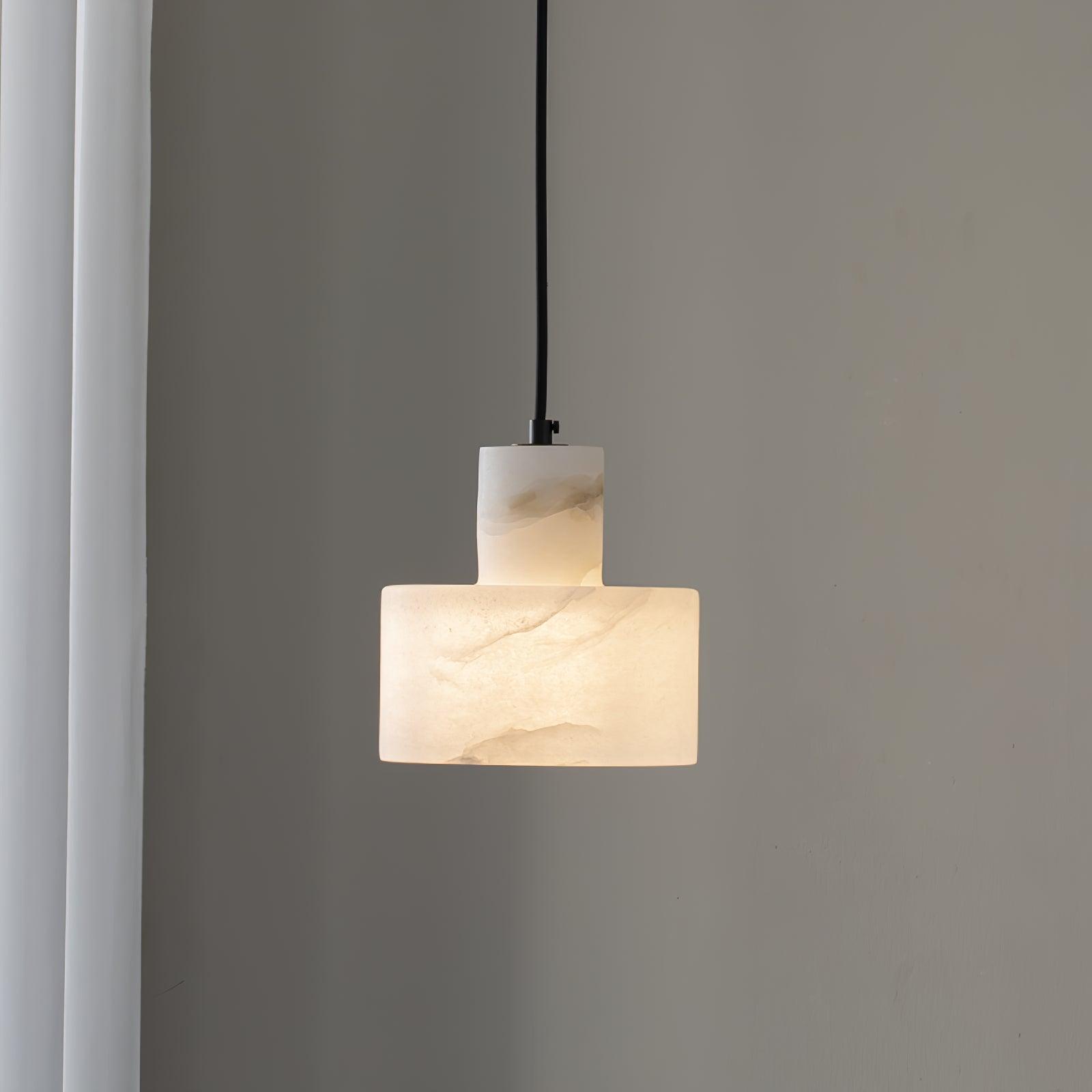 Cyls Alabaster Ceiling Suspension Lamp Lighting Lobby