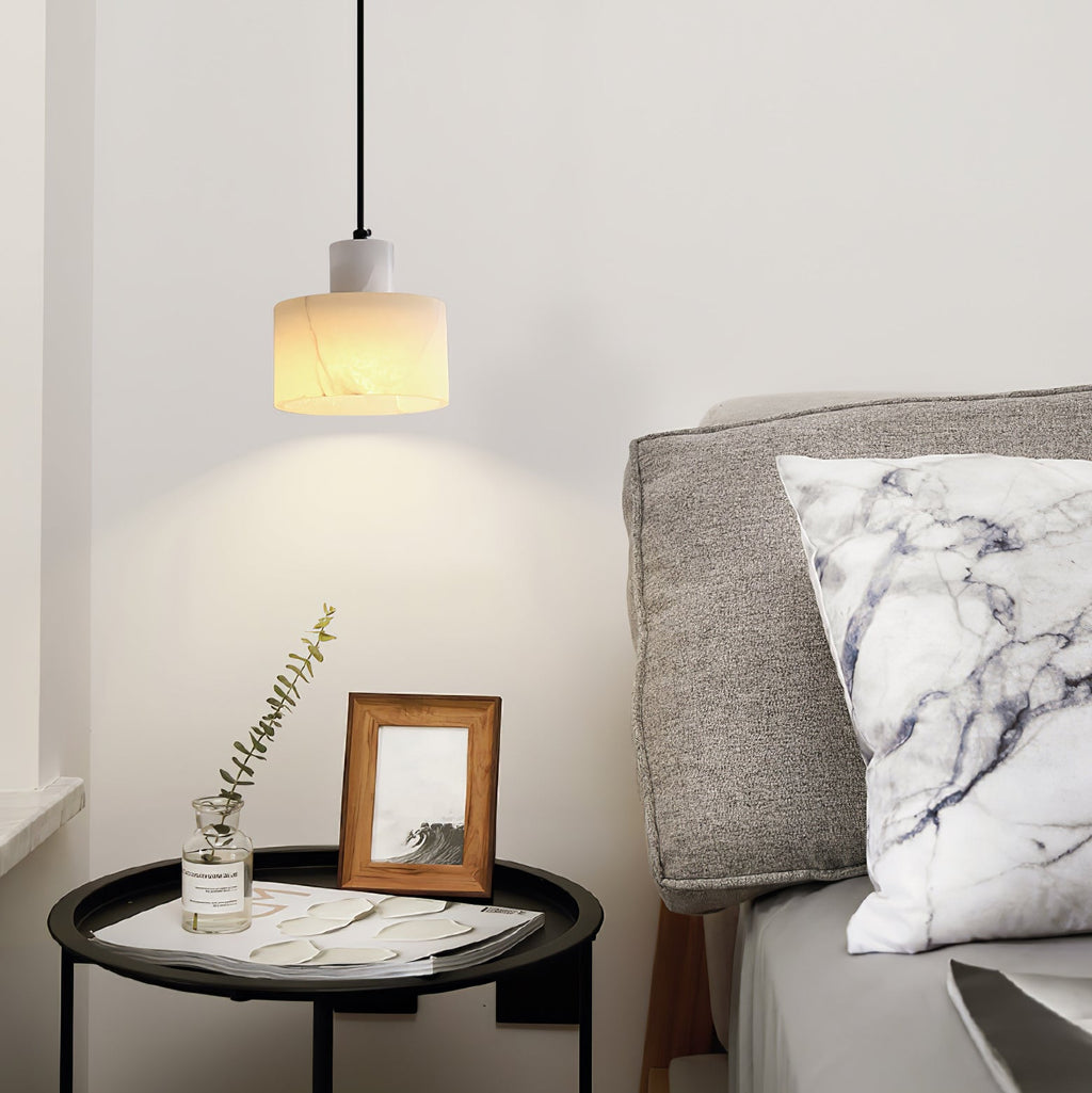 Cyls Alabaster Ceiling Suspension Lamp Lighting Lobby