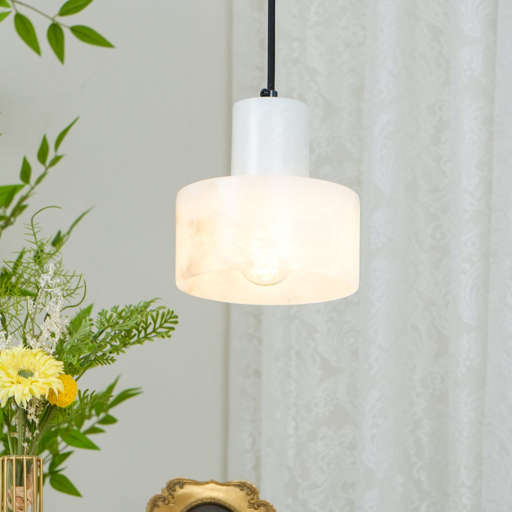 Cyls Alabaster Ceiling Suspension Lamp Lighting Lobby