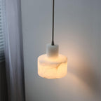Cyls Alabaster Ceiling Suspension Lamp Lighting Lobby