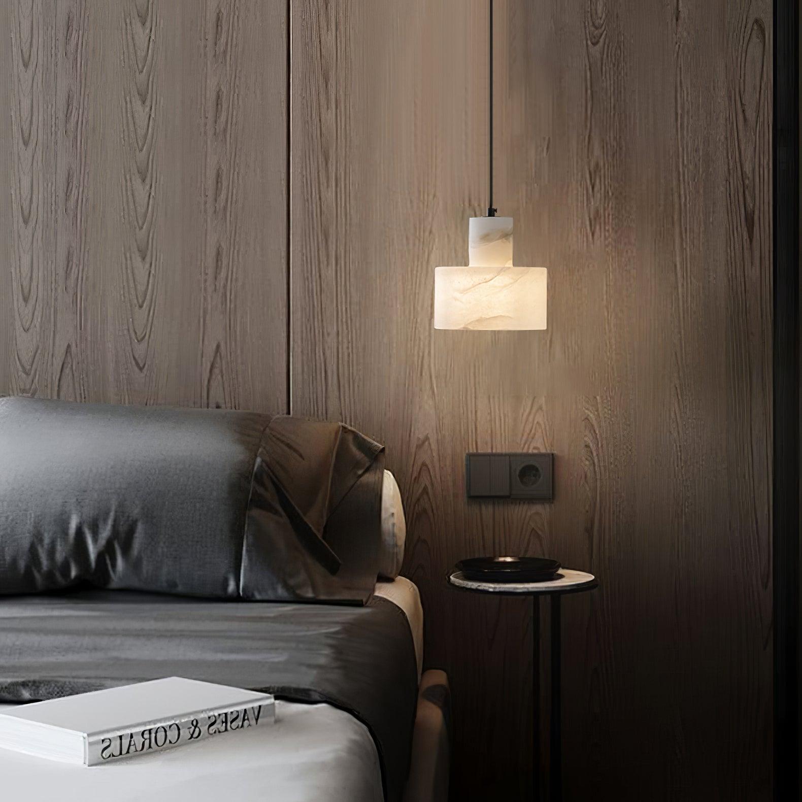 Cyls Alabaster Ceiling Suspension Lamp Lighting Lobby