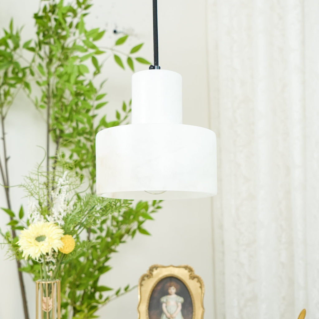 Cyls Alabaster Ceiling Suspension Lamp Lighting Lobby