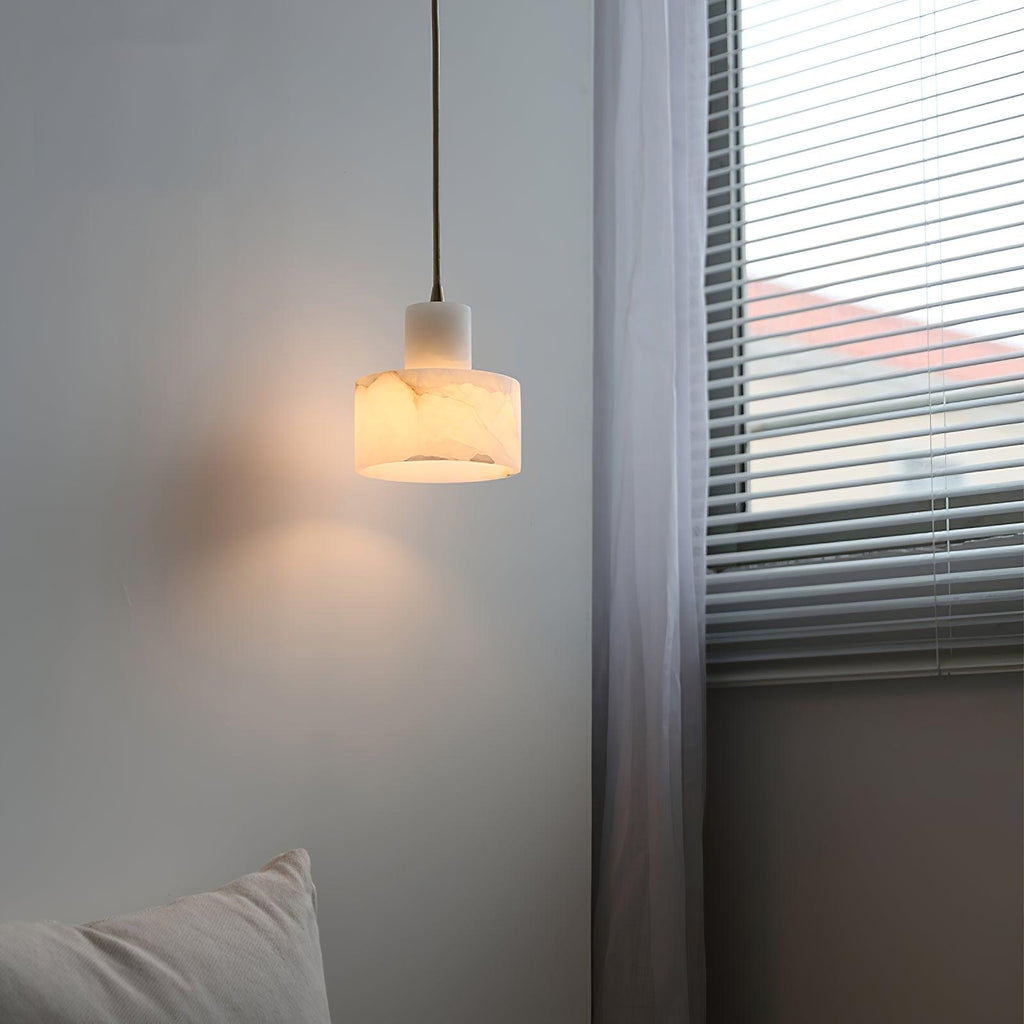 Cyls Alabaster Ceiling Suspension Lamp Lighting Lobby