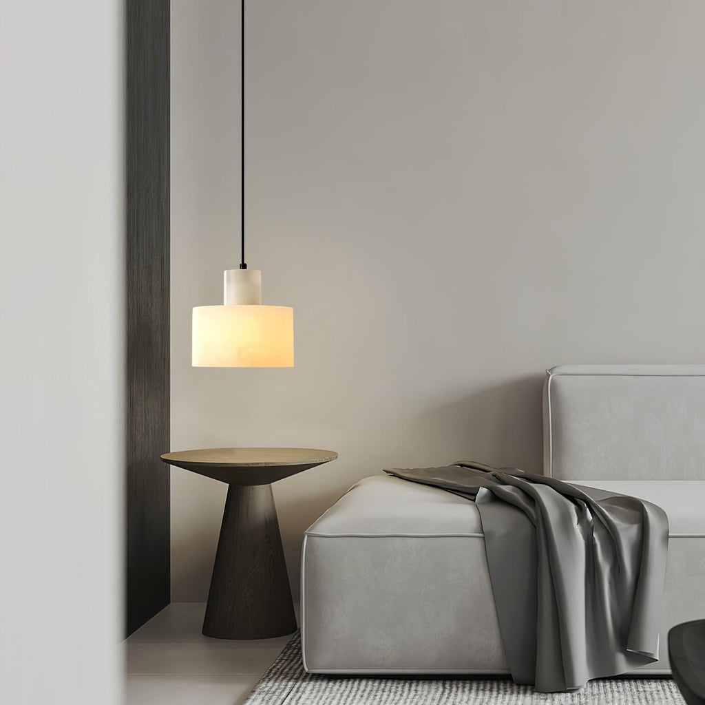 Cyls Alabaster Ceiling Suspension Lamp Lighting Lobby