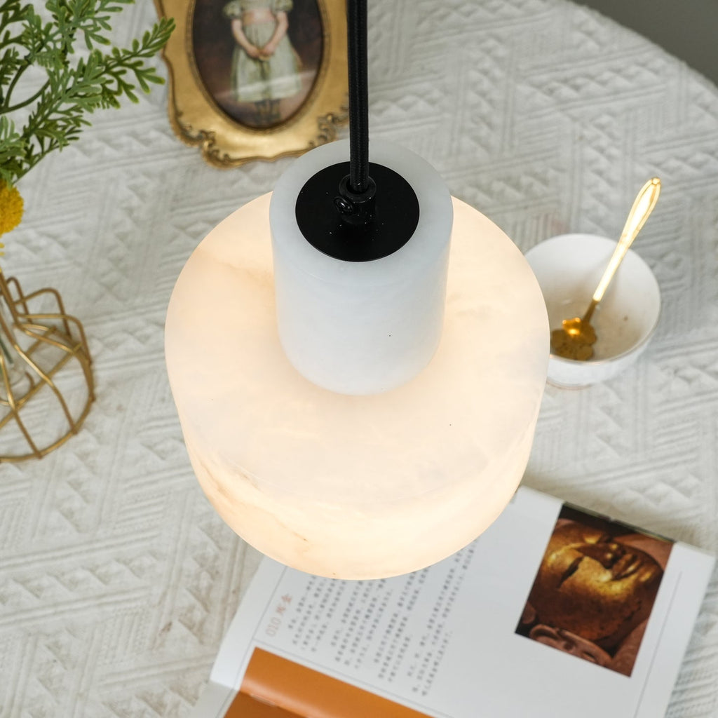 Cyls Alabaster Ceiling Suspension Lamp Lighting Lobby