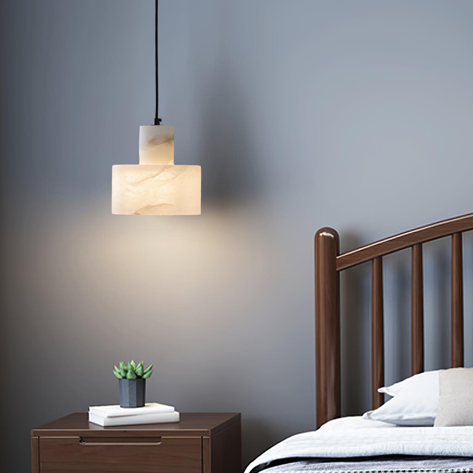 Cyls Alabaster Ceiling Suspension Lamp Lighting Lobby