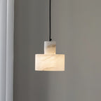 Cyls Alabaster Ceiling Suspension Lamp Lighting Lobby