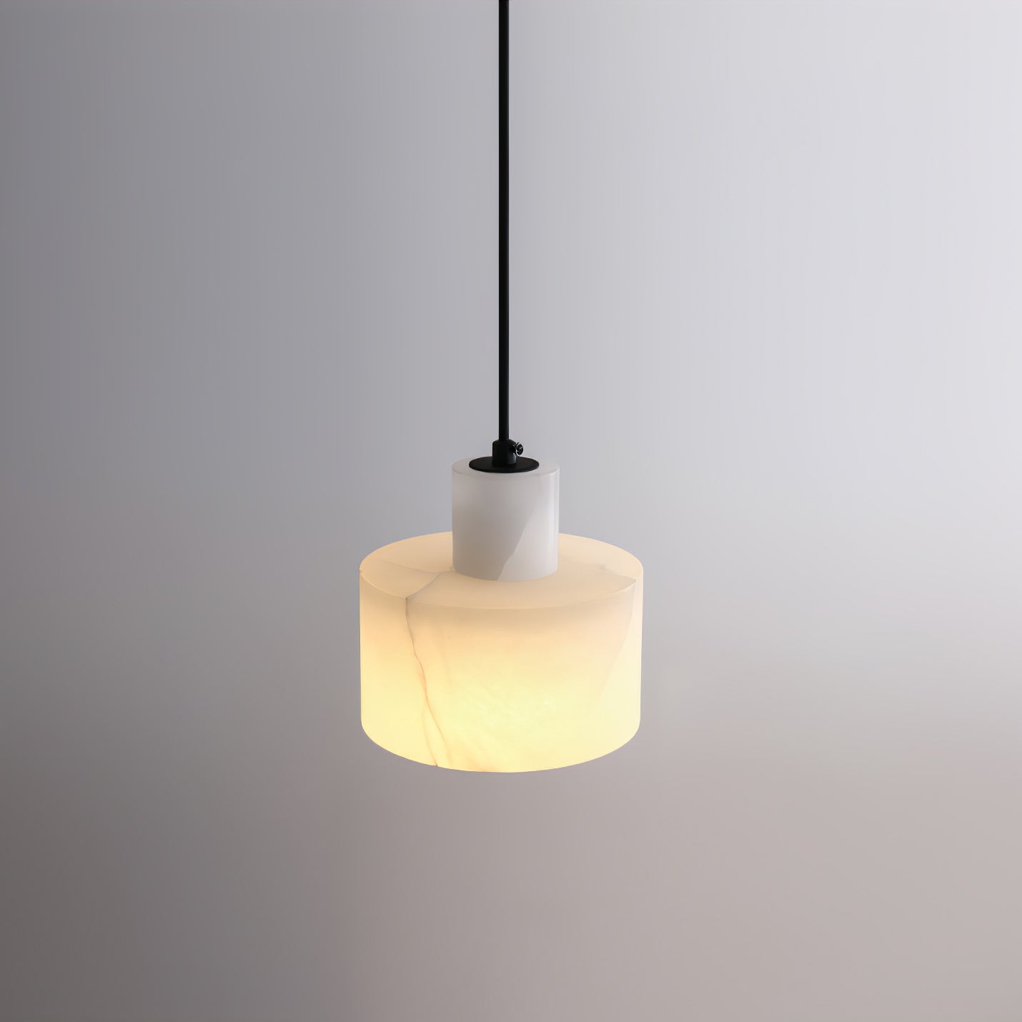 Cyls Alabaster Ceiling Suspension Lamp Lighting Lobby