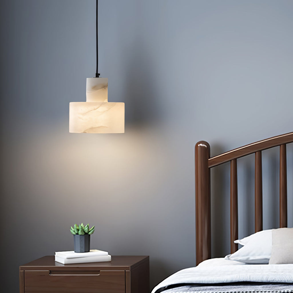 Cyls Alabaster Ceiling Suspension Lamp Lighting Lobby