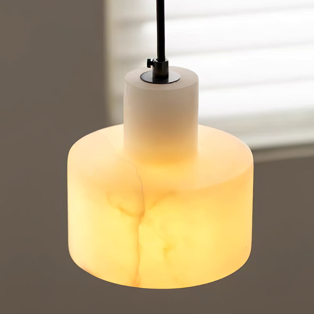 Cyls Alabaster Ceiling Suspension Lamp Lighting Lobby