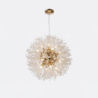 Dandelion Crystal Ceiling Pendant Lighting Lobby