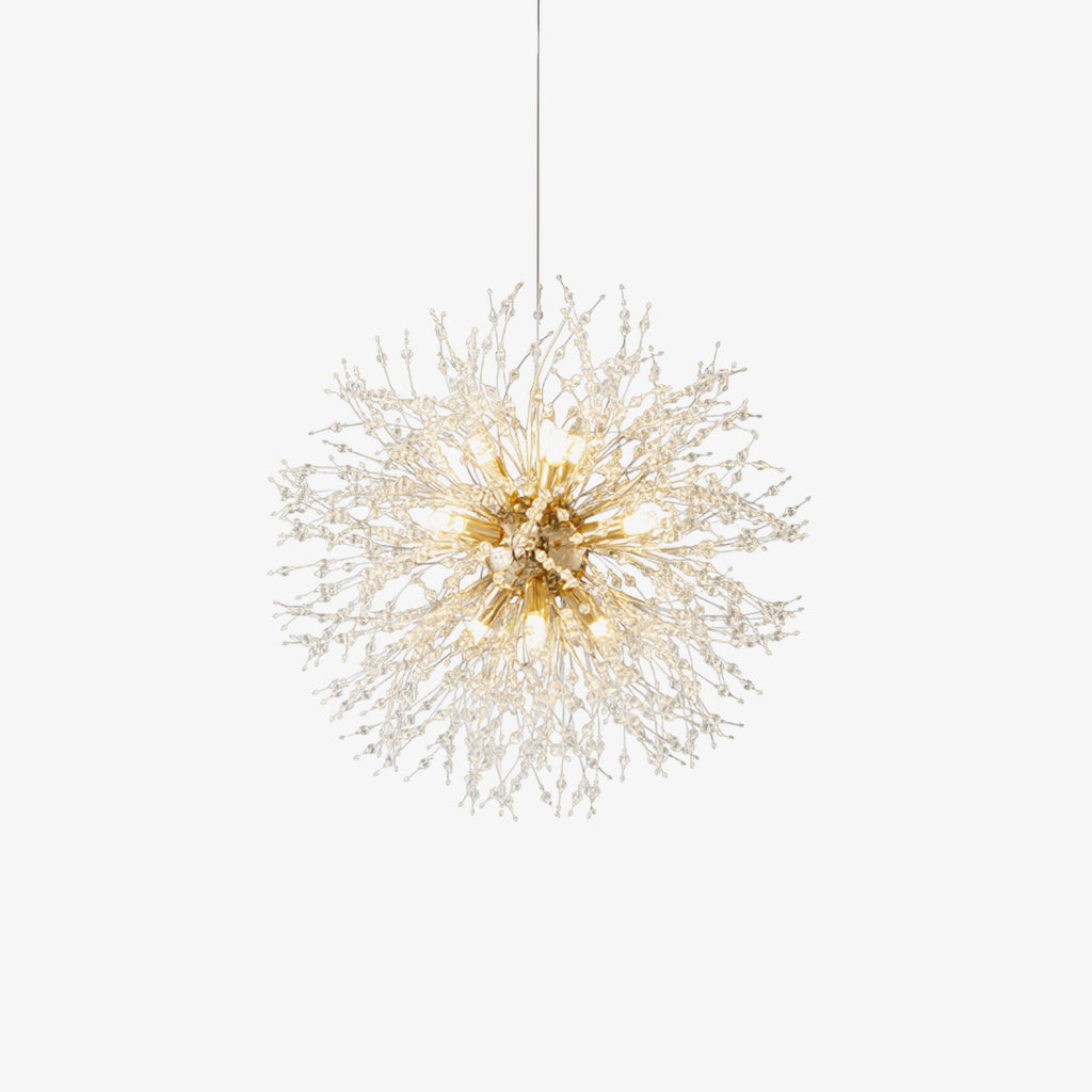 Dandelion Crystal Ceiling Pendant Lighting Lobby